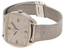 OMEGA オメガ 腕時計 162.047 デ・ビル スクエア Cal.1002 ステンレス シルバー文字盤 自動巻き 現状販売【472】SJ