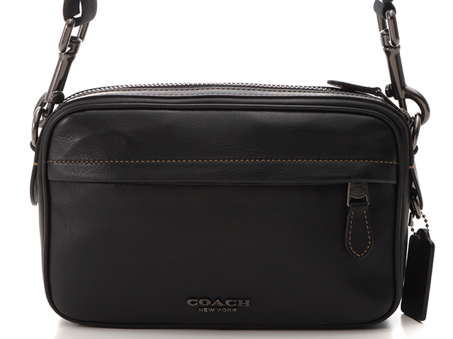 COACH コーチ グラハムクロスボディバッグ ブラック カーフ F39946