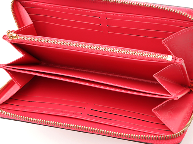 ルイヴィトン ヴェルニ 新型ジッピーウォレット M93058 ホットピンク