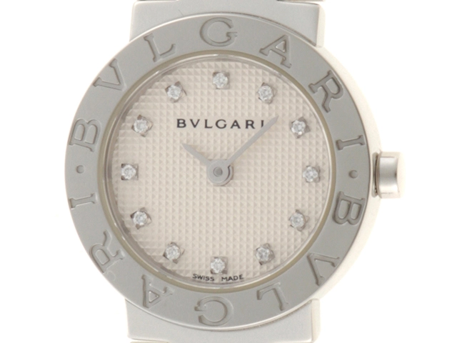 BVLGARI　ブルガリ　女性用時計　ブルガリブルガリ　BB23SS　クォーツ　SS　シルバー文字盤　【431】