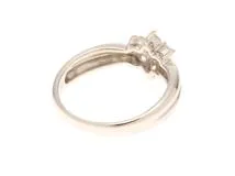 JEWELRY ノンブランド ジュエリー リング K18 ホワイトゴールド ダイヤモンド 0.50カラット 3.1g 11号【473】