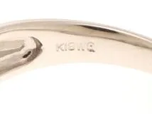 JEWELRY ノンブランド ジュエリー リング K18 ホワイトゴールド ダイヤモンド 0.50カラット 3.1g 11号【473】