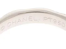 CHAMEL　シャネル　ココクラッシュリング　プラチナ950　約4.9g　約15号　2141200407140　【205】