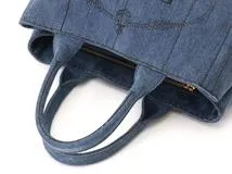PRADA　プラダ　ミニカナパ　デニム　ブルー　２ｗａｙバッグ　1BG439【434】2141200415541