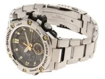 CASIO カシオ 腕時計 2023年並行品 G-SHOCK G-STEEL GST-B100D-1A9JF 樹脂／ステンレス タフソーラー Bluetooth【472】SJ
