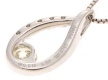 JEWELRY ノンブランドジュエリー ネックレス PT850 ダイヤモンド0.316  
