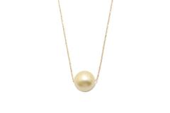 JEWELRY ノンブランドジュエリー ネックレス 1粒 パール 真珠 K18 ゴールド 【460】 2141200422143