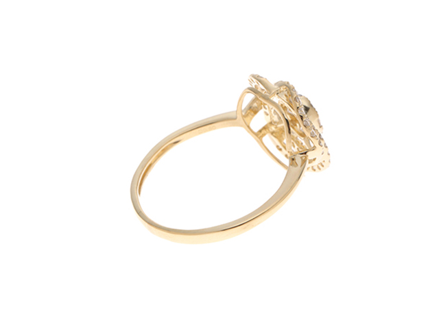 キラキラ❗️1ct✨ダイヤモンド✨ゴールド✨リング✨約12号✨指輪 JEWELRY ノンブランドジュエリー 貴金属・宝石 リング K18