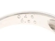 JEWELRY　ノンブランドジュエリー　 　リング　K18ホワイトゴールド　#11  　ダイヤモンド0.48 /0.50  　3.6g  　【472】HG