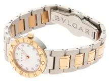 BVLGARI ブルガリ　レディース クオーツ　ブルガリ　ブルガリ　PG/SS　パールシェルホワイト文字盤　BBP23SG　2141300225927　【437】