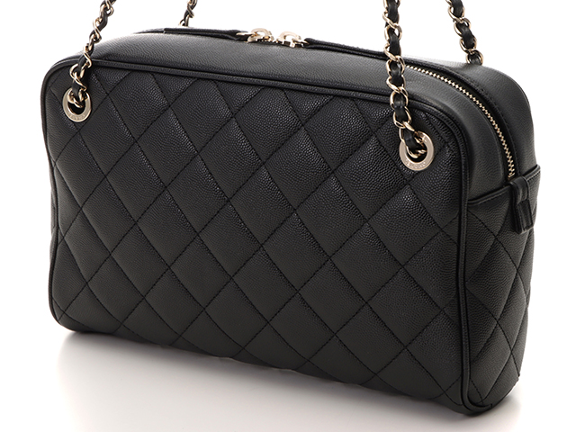 CHANEL シャネル マトラッセ カメラバッグ AS1368 キャビアスキン  