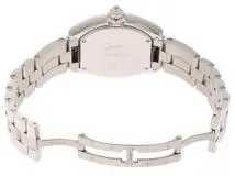 Cartier カルティエ ミニロードスター W62016V3 シルバー文字盤 ステンレス 電池式 クオーツ レディース 女性用腕時計 【473】