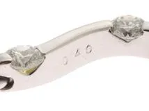 ノンブランドジュエリー　ダイヤモンドピアス　プラチナ900　ダイヤモンド0.40ct×2　全体重量約5.7g　【205】