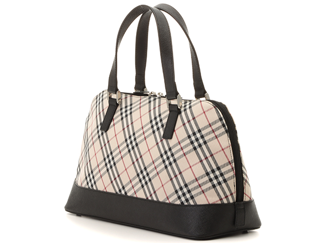 BURBERRY バーバリー ノバチェック ハンドバッグ ブラック