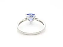 JEWELRY　ノンブランドジュエリー　リング　PT950　タンザナイト　1.00ct　3.3g　15.5号　2141300290949　【432】