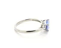 JEWELRY　ノンブランドジュエリー　リング　PT950　タンザナイト　1.00ct　3.3g　15.5号　2141300290949　【432】