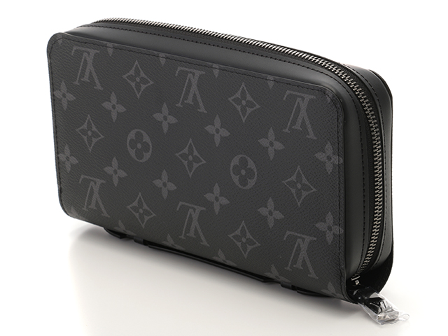 LOUIS VUITTON ルイヴィトン エクリプス ジッピーXL ラウンドファスナー 長財布 トラベルポーチ M61698 ブラック by