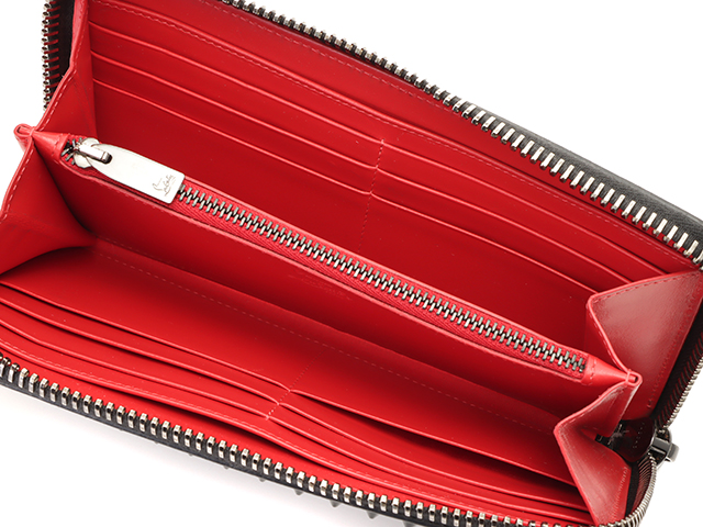 【即完売注意・良品】クリスチャンルブタン 長財布 スタッズ ラウンドファスナー Amazon | クリスチャンルブタン ラウンドファスナー長財布