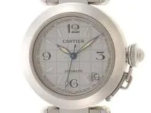 Cartier カルティエ パシャC  W31023M7 SS ステンレススチール シルバー文字盤 自動巻き オートマチック 【460】2141300299645