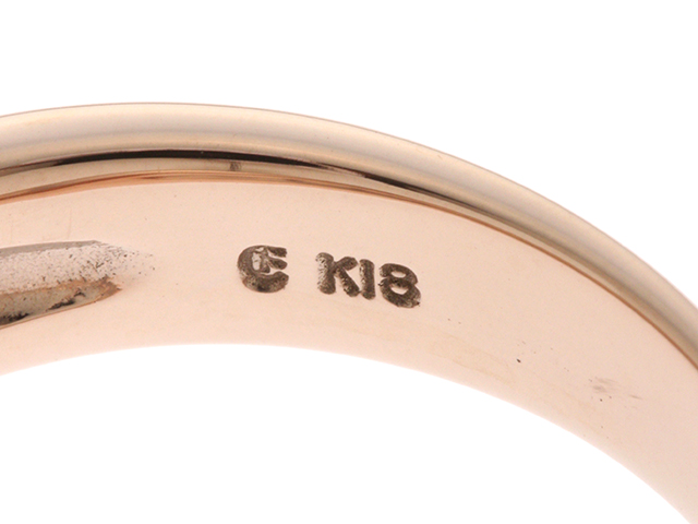 ESTELLE エステール リング K18PG/ピンクゴールド ダイヤモンド 約4.9g 