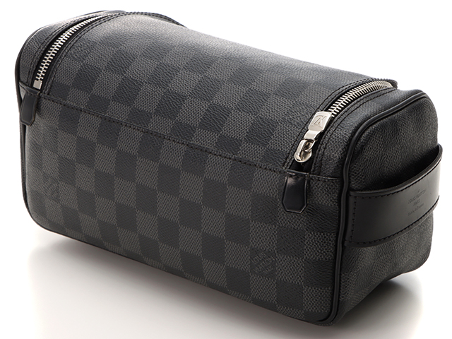 LOUIS VUITTON ルイ・ヴィトン トゥルース・トワレ PM N47522 ダミエ グラフィット メンズポーチ 23035003 RD