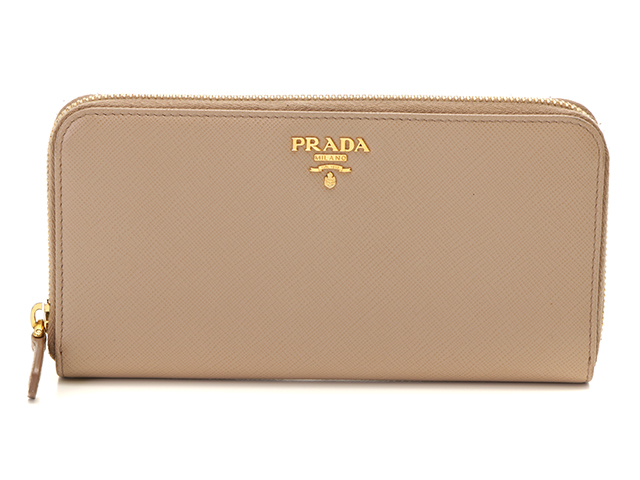 ＰＲＡＤＡ プラダ ラウンドファスナー長財布 レザー ピンクベージュ 1ML506 【460】2141300304691  の購入なら「質」の大黒屋（公式）