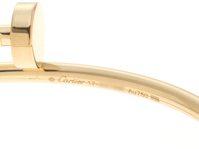 Cartier カルティエ ジュストアンクル ブレスレット イエロー Cartier カルティエ ジュストアンクル ブレスレット イエロー