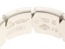 Cartier　カルティエ　タンクフランセーズリング　K18ホワイトゴールド　8.5g　9号【471】