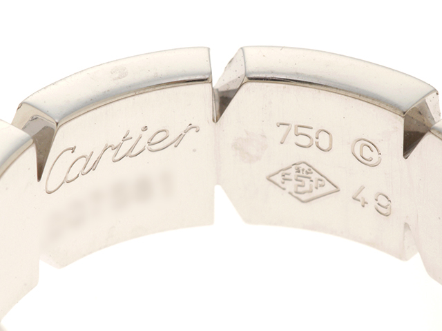 Cartier カルティエ タンクフランセーズリング K18ホワイトゴールド 8.5g 9号【471】の購入なら「質」の大黒屋（公式）