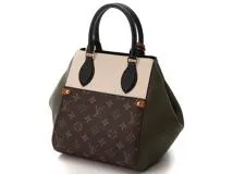 LOUIS VUITTON ルイヴィトン M45388 フォールド・トートPM モノグラム クレーム/カーキ/ノワール【471】  の購入なら「質」の大黒屋（公式）