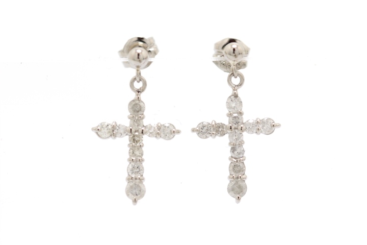 JEWELRY ノンブランドジュエリー クロスモチーフ ピアス PT900