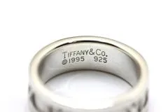 TIFFANY&CO　ティファニー　リング　指輪　アトラスリング　SV　シルバー　10号　5.6g　【472】A