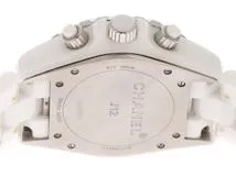 CHANEL　シャネル　腕時計　J12クロノグラフ　H1007　自動巻き　オートマチック　ホワイト　セラミック【472】SJ