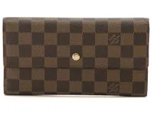 LOUIS VUITTON ルイ・ヴィトン 長財布 ポルトフォイユ・インターナショナル ダミエ N61217【435】 の購入なら「質」の大黒屋（公式）