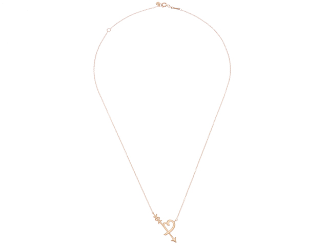 TIFFANY＆CO ティファニー ハート＆アロー ネックレス ピンク