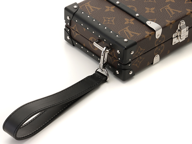 【極美品】LOUIS VUITTON ルイ・ヴィトン ウォレット トランク モノグラムマカサー M20250 ICチップ メンズ レディース セカンドバッグ クラッチバッグ 長財布 ブラウン ブラック シルバー金具