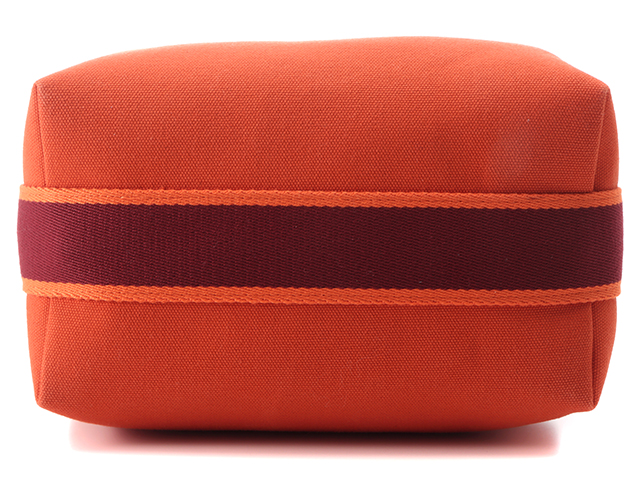 HERMES エルメス ブリッド・ア・ブラックPM オレンジ/ボルドー 
