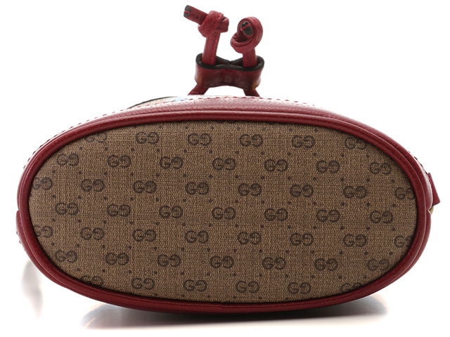 ネット限定】 GUCCI グッチ ミニGGスプリーム ミニバケットバッグ