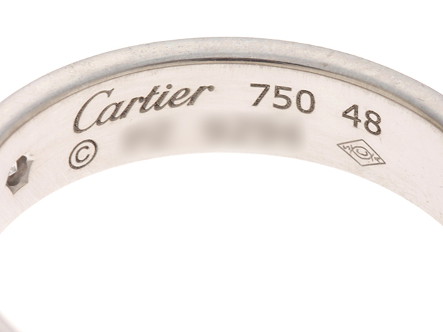 ネット限定】Cartier カルティエ ミニラブ リング K18ホワイトゴールド