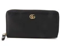 GUCCI グッチ GGマーモントレザージップアラウンドウォレット 456117