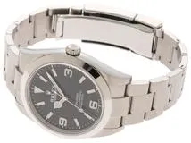 2021年3月国内正規　ROLEX　ロレックス　腕時計　エクスプローラー1　124270　ブラック文字盤　ステンレススチール　自動巻き【472】SJ