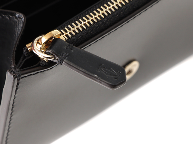 ふみちゃん ✨ Cartier ドゥーブルC ドゥ ミニウォレット 黒 CRL3001909 - C ドゥ カルティエ ミニウォレット - ブラック
