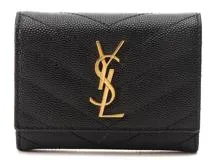 SAINT LAURENT サンローラン 6連キーケース ブラック GP レザー 580656