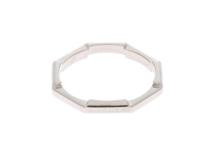 GUCCI グッチ ミラー リング PT950 5.4ｇ #21【434】