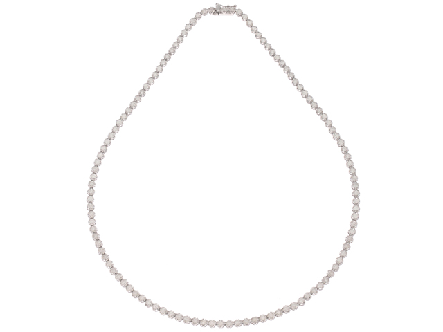 Cartier カルティエ 貴金属・宝石 クロスネックレス K18ホワイト
