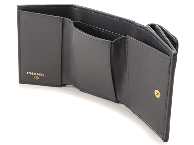 CHANEL シャネル シャネル19 スモールフラップウォレット グレー
