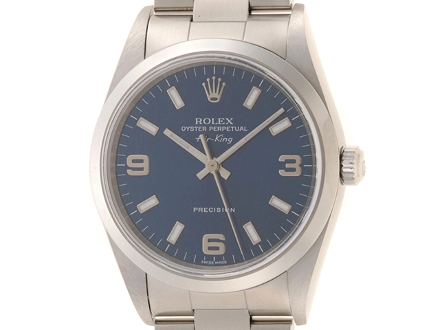ロレックス ROLEX 14000M K番(2002年頃製造) ブルー メンズ 腕時計