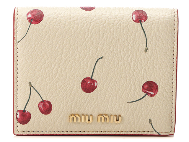 ミュウミュウ MIUMIU 財布 さくらんぼ