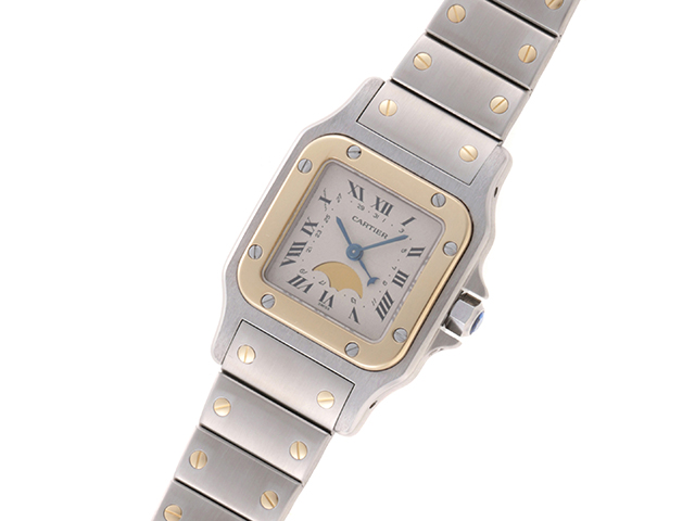 CARTIER カルティエ サントスガルベSM ムーンフェイズ CARTIER カルティエ サントスガルベSM ムーンフェイズ