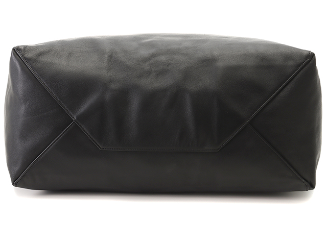 CELINE セリーヌ ホリゾンタルカバトートバッグ ブラック レザー